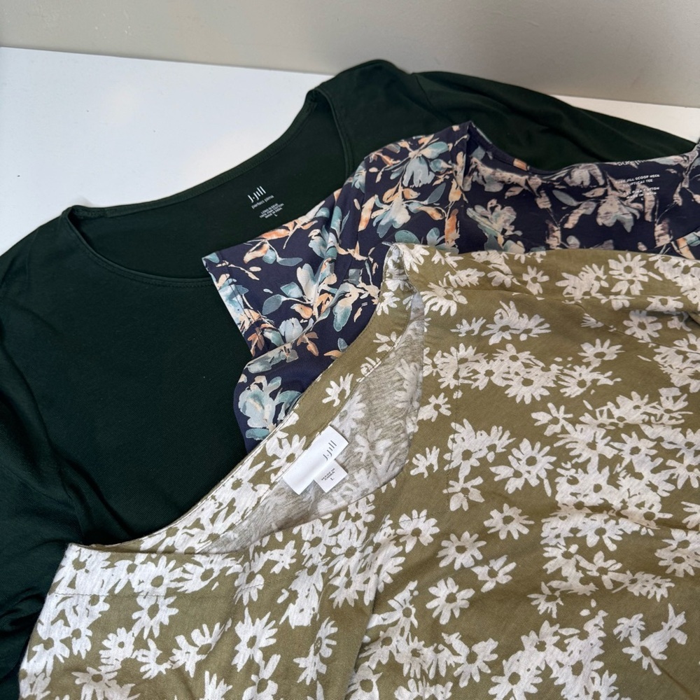 J. Jill a pure j. Jill bundle of 3 tops size large